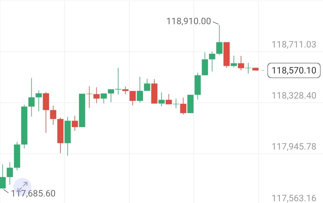 价格绕回原点，不是白折腾——是在提醒：震荡期别幻想突破。

119000的空单，115500的目标，抓得住的波段才是真利润。