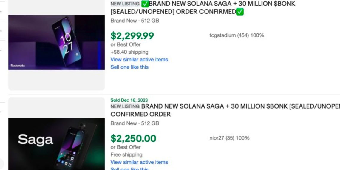 Solana Saga手机惊现高溢价：Bonk暴涨带动销量飙升，未来一年将获大量空投