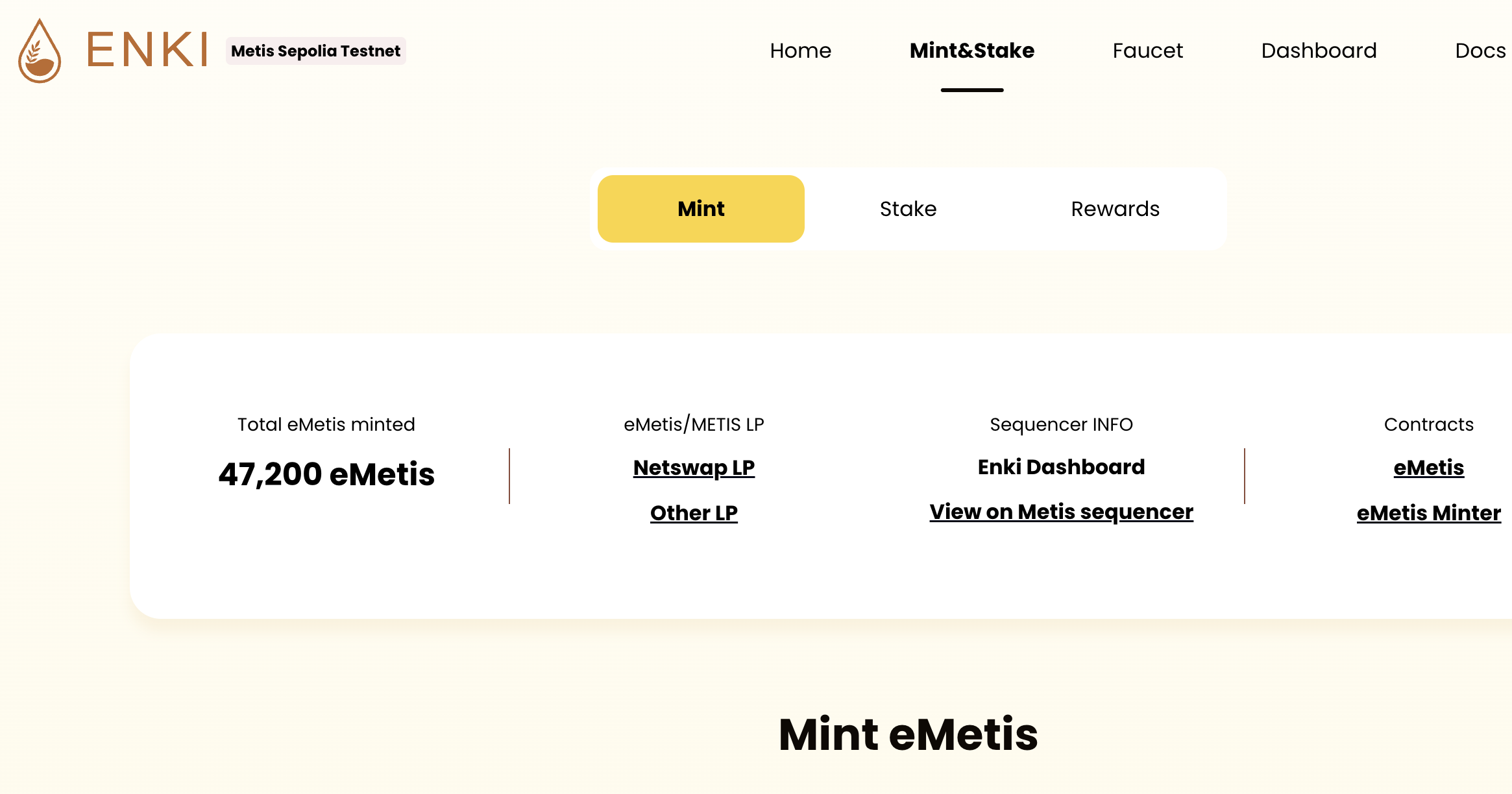 详解ENKI：简化节点质押，Metis上第一个LSD平台