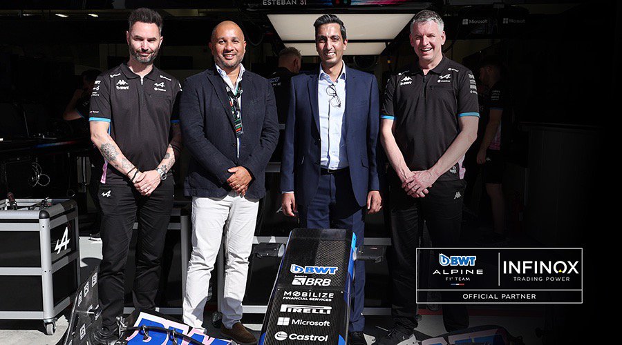 BWT高山F1车队和高山耐力车队宣布与INFINOX合作