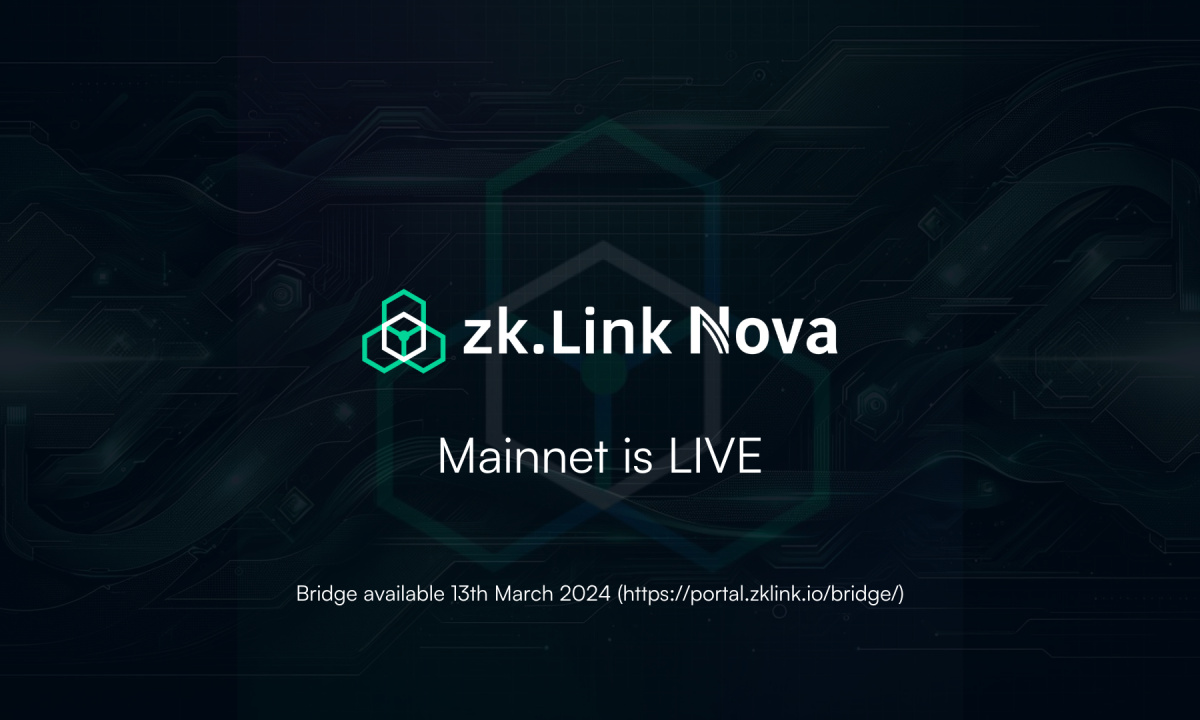 zkLink Nova推出主网，这是第一个基于zkSync的基于ZK堆栈的聚合第三层汇总