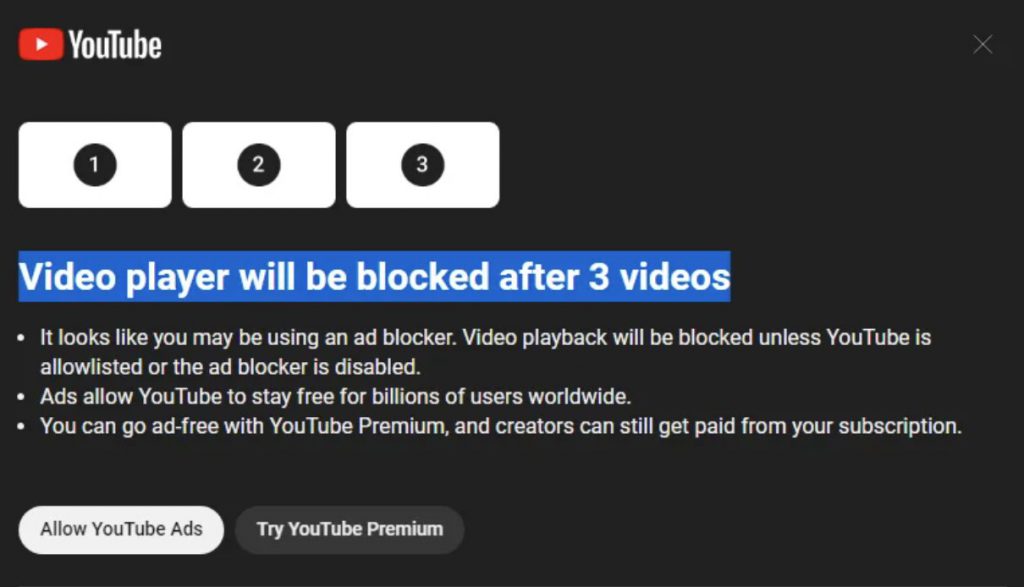 How to get Around YouTube Adblock Ban?