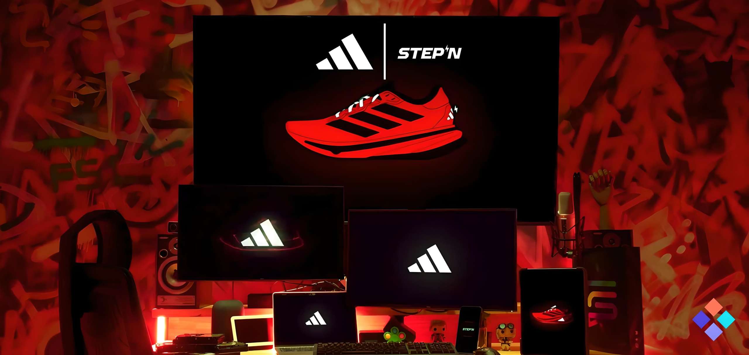 阿迪达斯和STEPN联手打造高科技运动鞋NFT