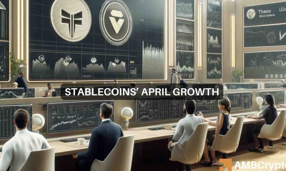 Stablecoins 4月创1580亿美元新高：以下是USDT和USDC的作用