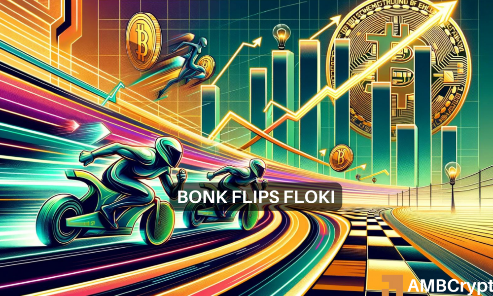 BONK翻转FLOKI，上涨103%-更多收益即将到来？