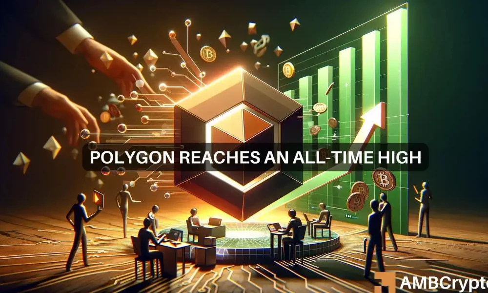 Polygon在关键领域记录新的ATH，检验MATIC的未来
