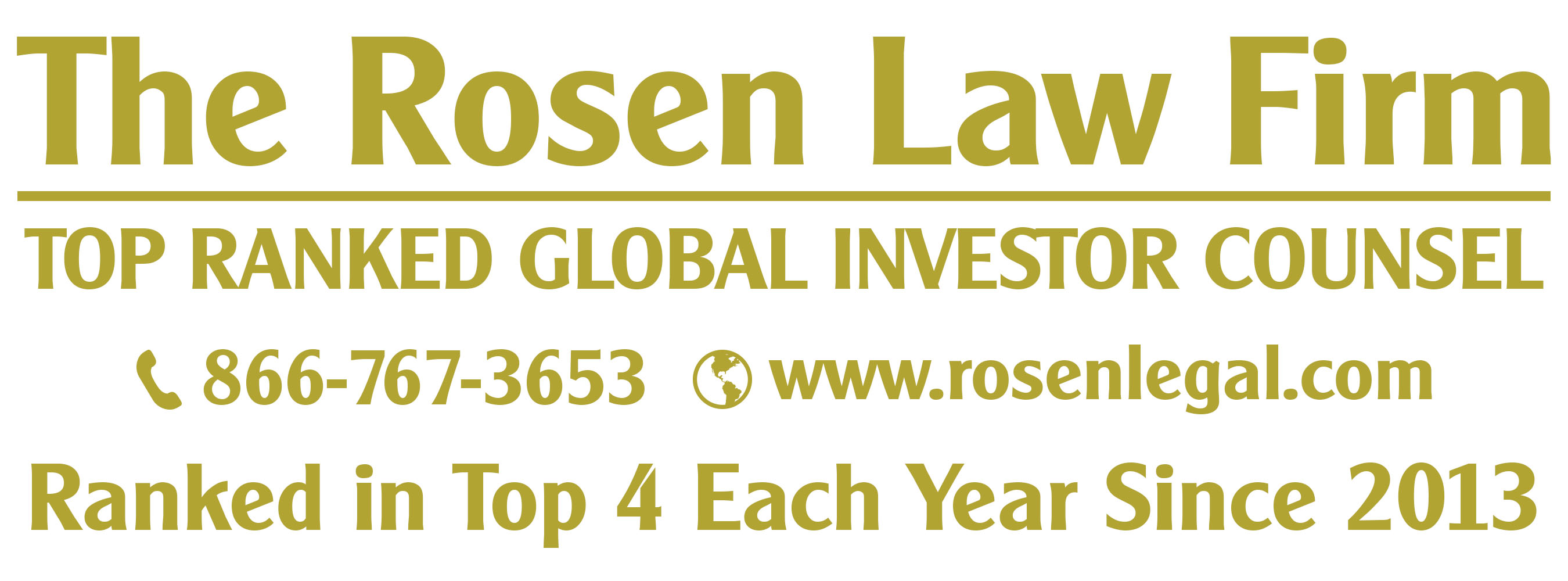 受信任的投资者法律顾问ROSEN鼓励Perion Network有限公司投资者在证券集体诉讼的重要截止日期前获得法律顾问-PERI