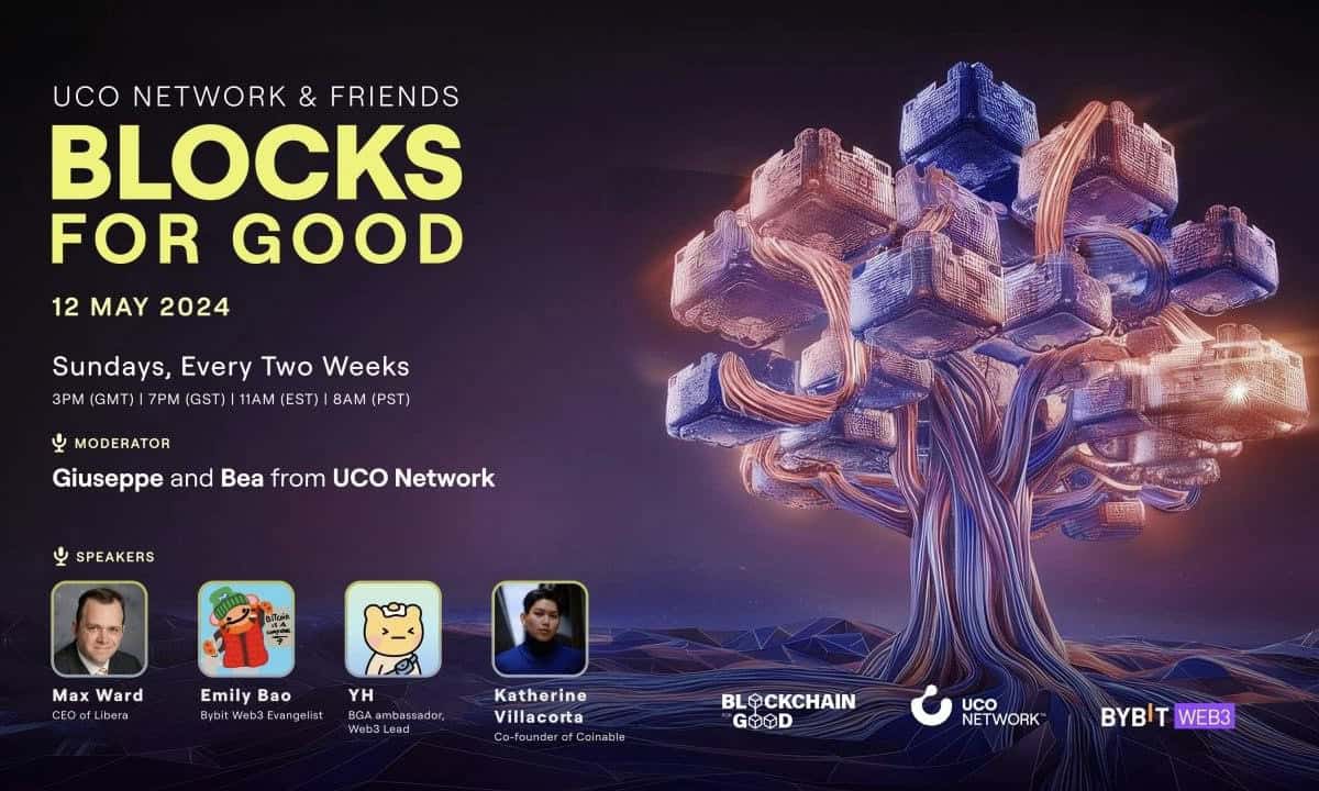 Bybit Web3、UCO Network和Blockchain for Good在X空间上宣布合作的“Blocks for Good”双周系列