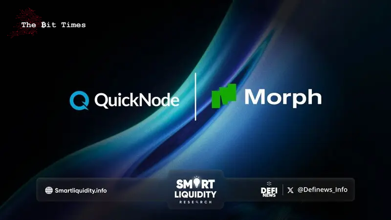 QuickNode与Morph合作图标