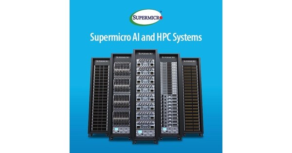 Supermicro的vloeistofgekoelde机架级oplossingen在HPC融合的丰富人工智能领域遇到了de nieuwste加速器图标