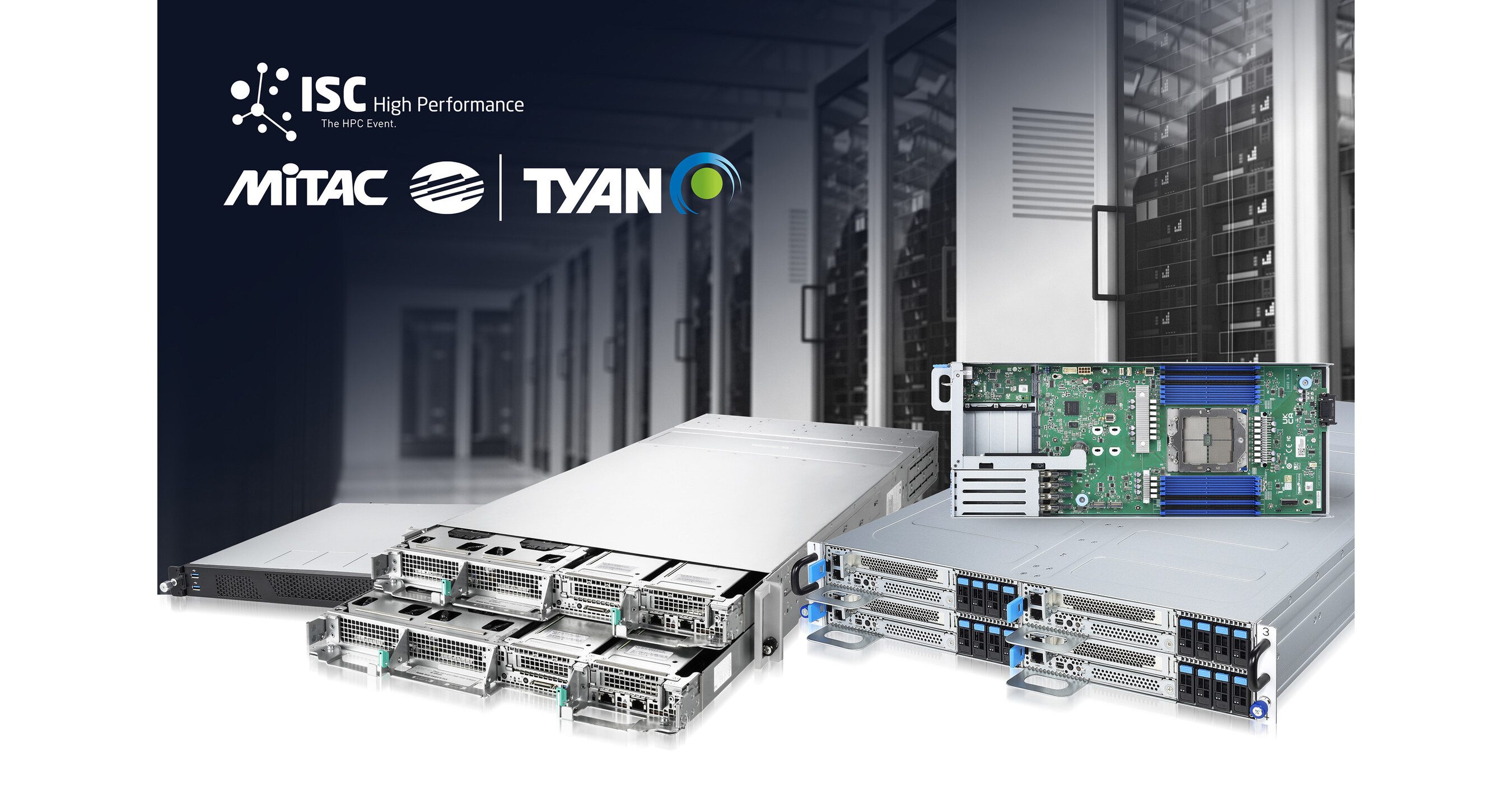 HPC的服务平台与MiTAC和TYAN一样，是2024年ISC高性能的证明图标