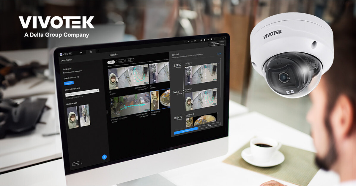 VIVOTEK推出AI入门级9383系列网络摄像头，用于全方位AI解决方案图标
