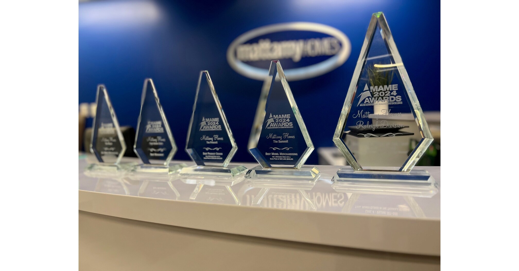 Mattamy Homes获得罗利威克县房屋建筑商协会颁发的最佳营销奖