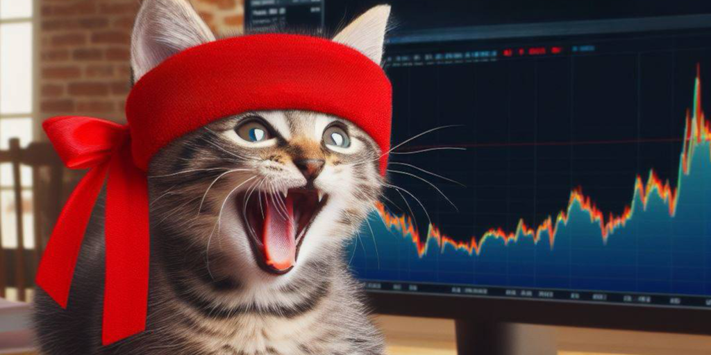 幸运的时机？”GameStop Trader回归后，咆哮的凯蒂猫Solana Meme Coin Skyrockets