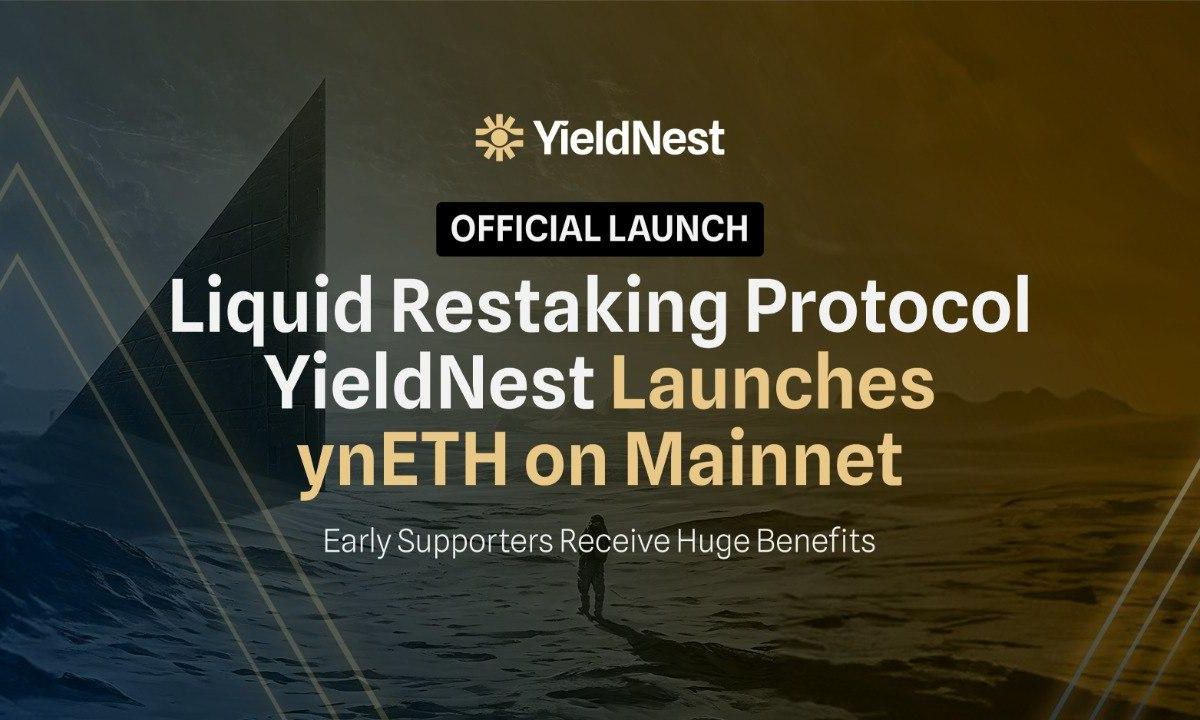 Liquid Restabling Protocol YieldNest在主网上推出ynETH