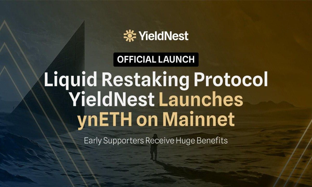 Liquid Restabling Protocol YieldNest在主网上推出ynETH图标