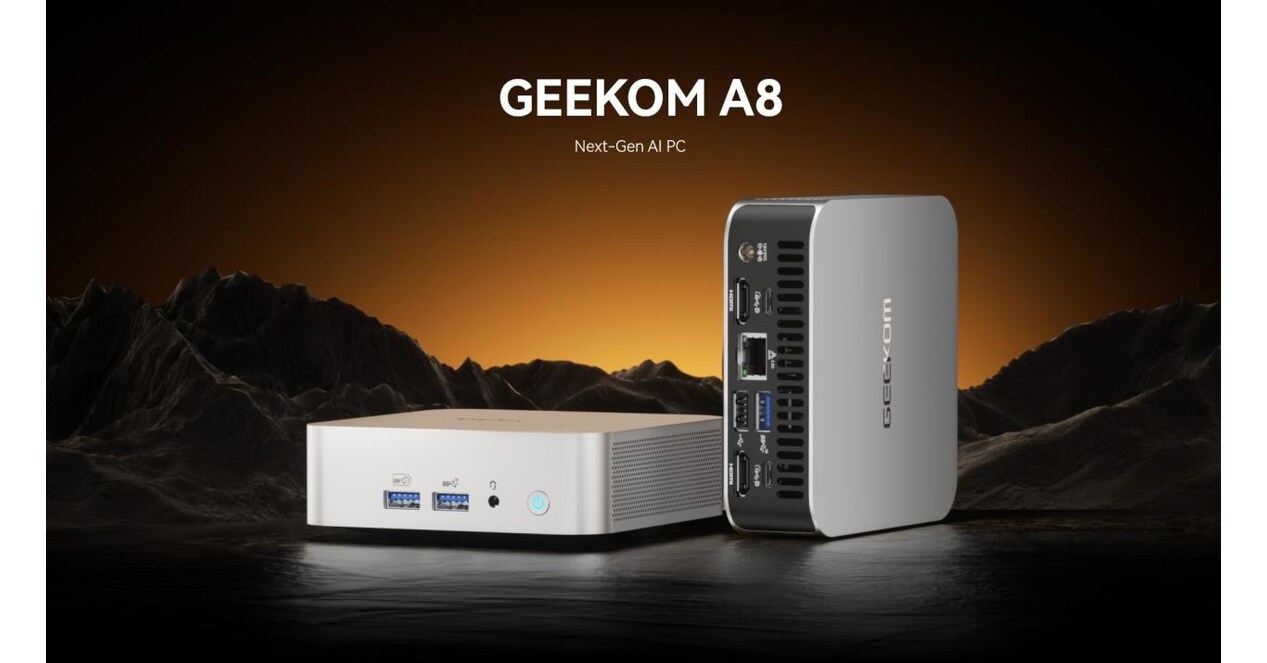 GEEKOM A8 AI PC售价799欧元图标