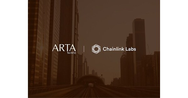 Arta TechFin和Chainlink实验室宣布扩大数字资产合作，并发展基于区块链的解决方案的战略合作伙伴关系图标