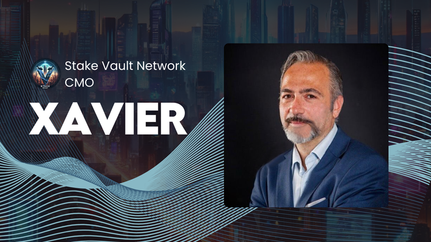 区块链安全先驱：CMO Xavier在Stake Vault Network的战略领导力图标