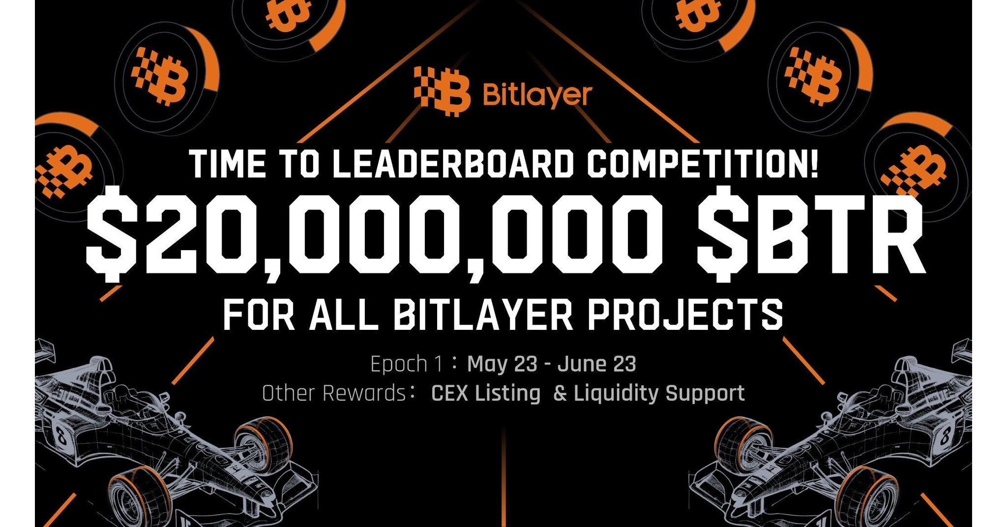 基于BitVM的Bitlayer为Dapp排行榜比赛提供2000万美元的空投，奖励生态系统项目及其用户图标