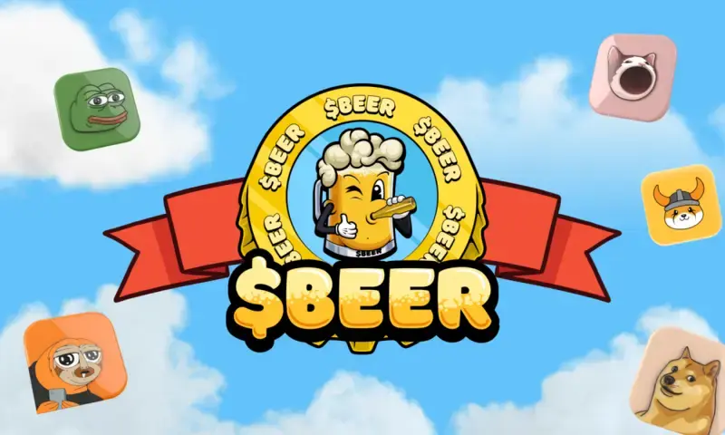 $BEER，一款新的基于索拉纳的Memecoin本周完成30000 SOL的预售图标