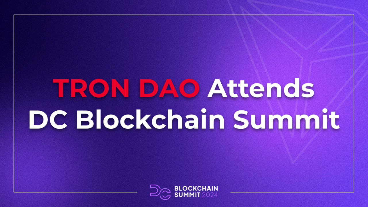 TRON DAO出席DC区块链峰会图标