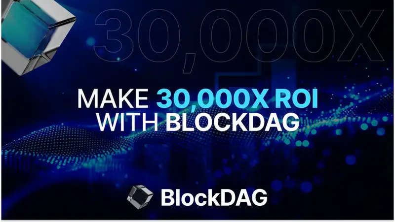 BlockDAG的预售在病毒式的主题演讲热潮中达到3470万美元，超过了以太坊价格上涨和Polkadot融资图标