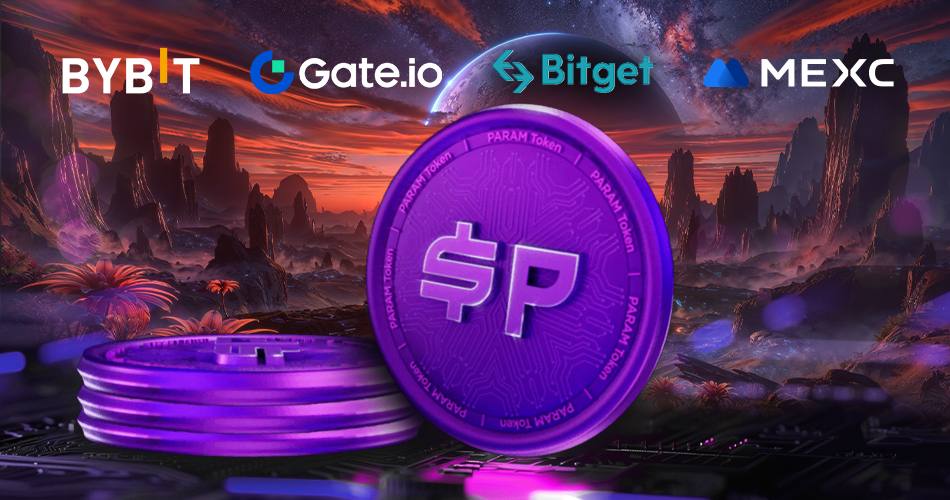 在Bybit,Gate.io,BitGet和MEXC上列出了Param Labs的列表图标