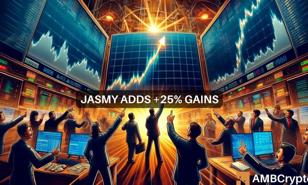 Jasmi币价格预测：+25%区间突破后的下一步是什么？图标