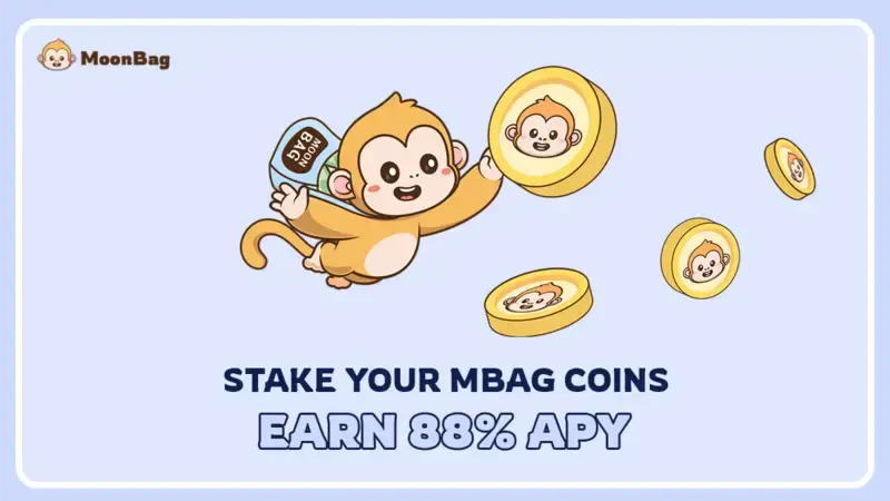 MoonBag Coin的新价格预测让Dogeverse和AAVE陷入困境图标