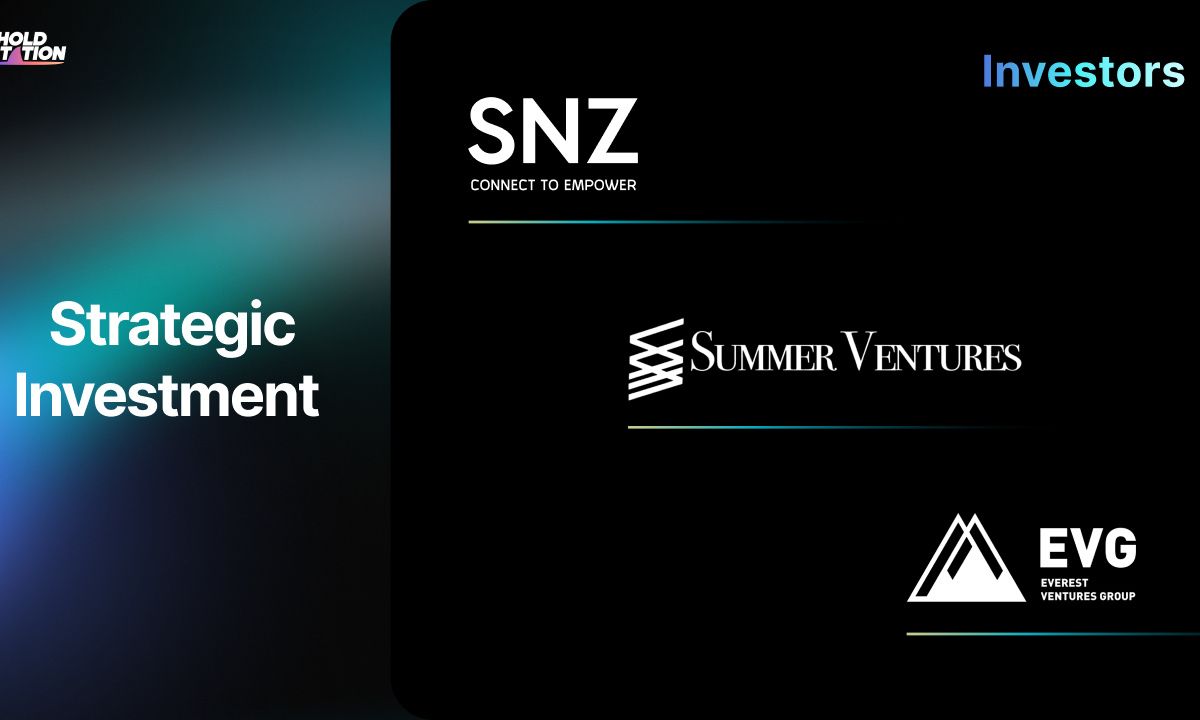 SNZ Capital、Summer Ventures和EVG Back Holdstation的人工智能钱包投资7位数图标