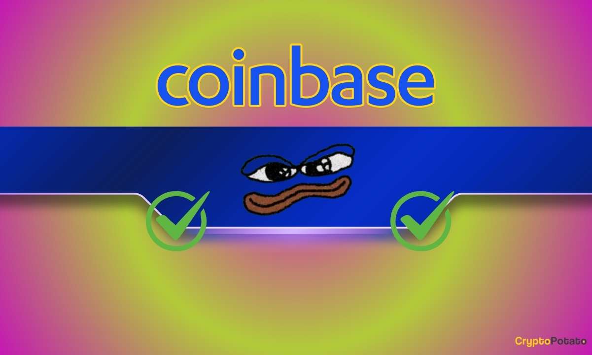 Coinbase宣布支持这种趋势性的Meme币，价格爆炸图标