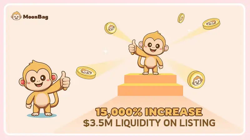 MoonBag Coin Skyrockets登月，投资回报率为15000%图标