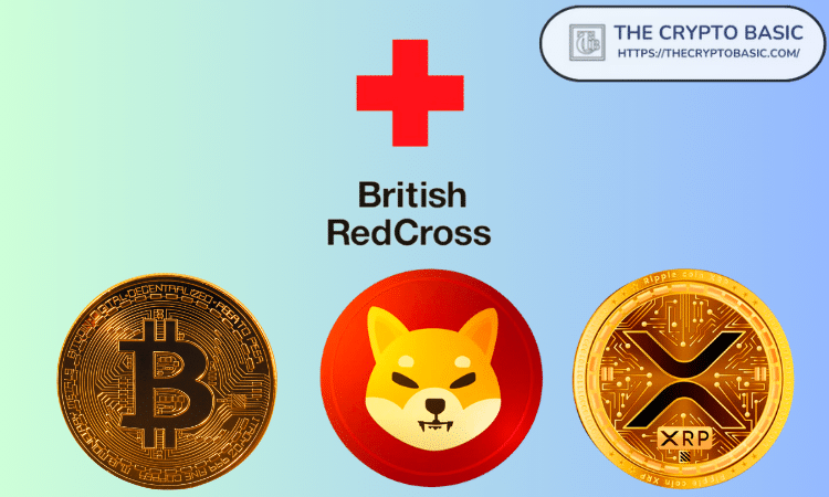 英国红十字会现在接受比特币，Shiba Inu，XRP图标