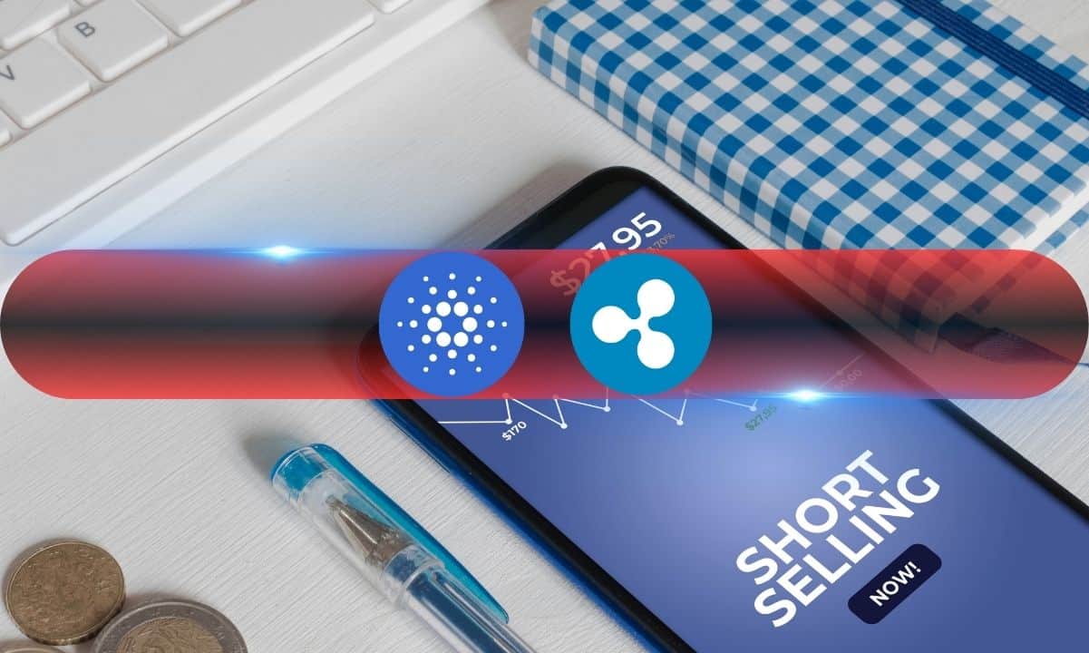 Cardano（ADA）、Ripple（XRP）在救济后反弹中被空头交易员盯上图标