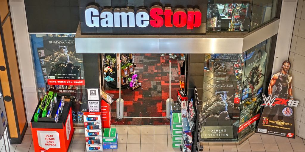 Meme股票交易员咆哮的小猫安静下来，GameStop陷入困境图标