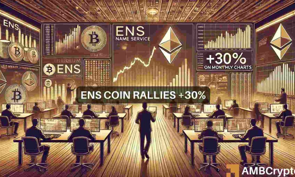 ENS Coin是一个令人惊讶的月度涨幅最高的货币——这种上涨还会继续吗？图标