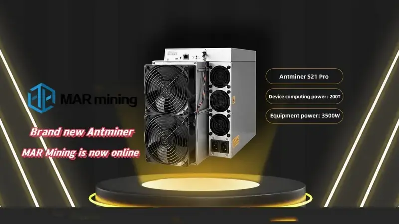 MAR Mining推出了新的Antminer，用户每天可以轻松赚取1000美元。图标