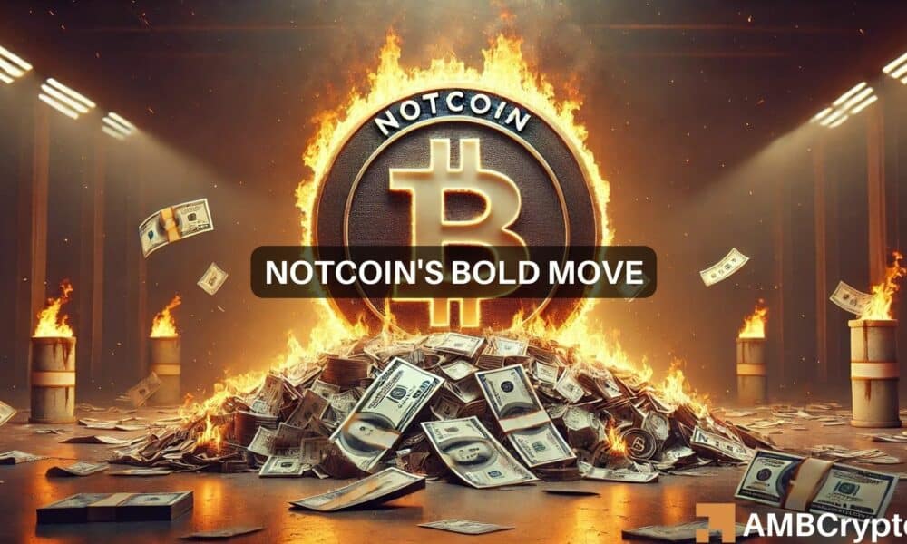 Notcoin：300万美元的燃烧如何在一夜之间提升NOT的价值图标