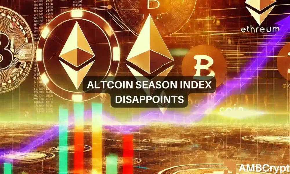 Altcoin季节指数：缺乏动力对您的加密货币投注意味着什么图标