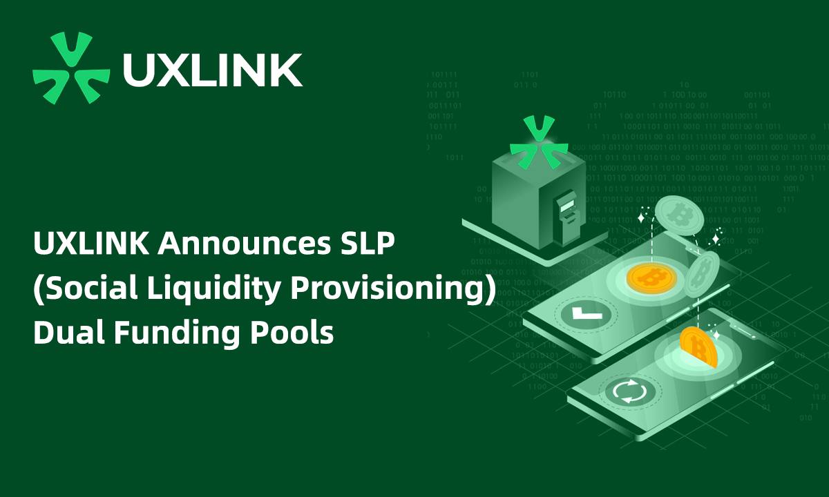 UXLINK宣布SLP（社会流动性准备金）双资金池图标