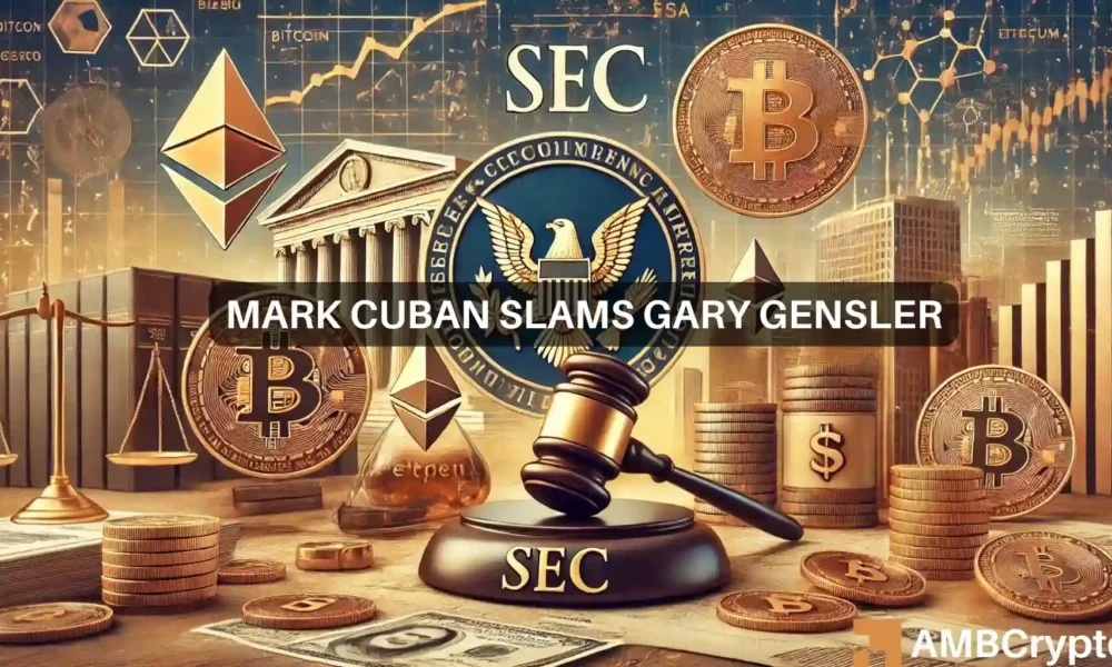 Mark Cuban抨击Gary Gensler的加密规则：“问题不在于我们，而在于你”图标