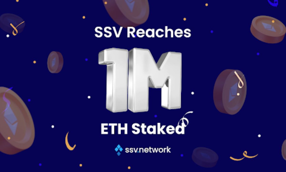 SSV网络达到100万ETH赌注里程碑增强以太坊的加密经济安全图标