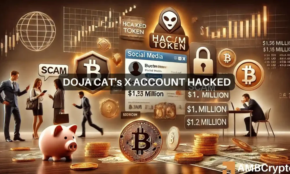 “要么买$DOJA，要么…”DOJA Cat的X账户被黑客入侵；投资者损失160万美元图标