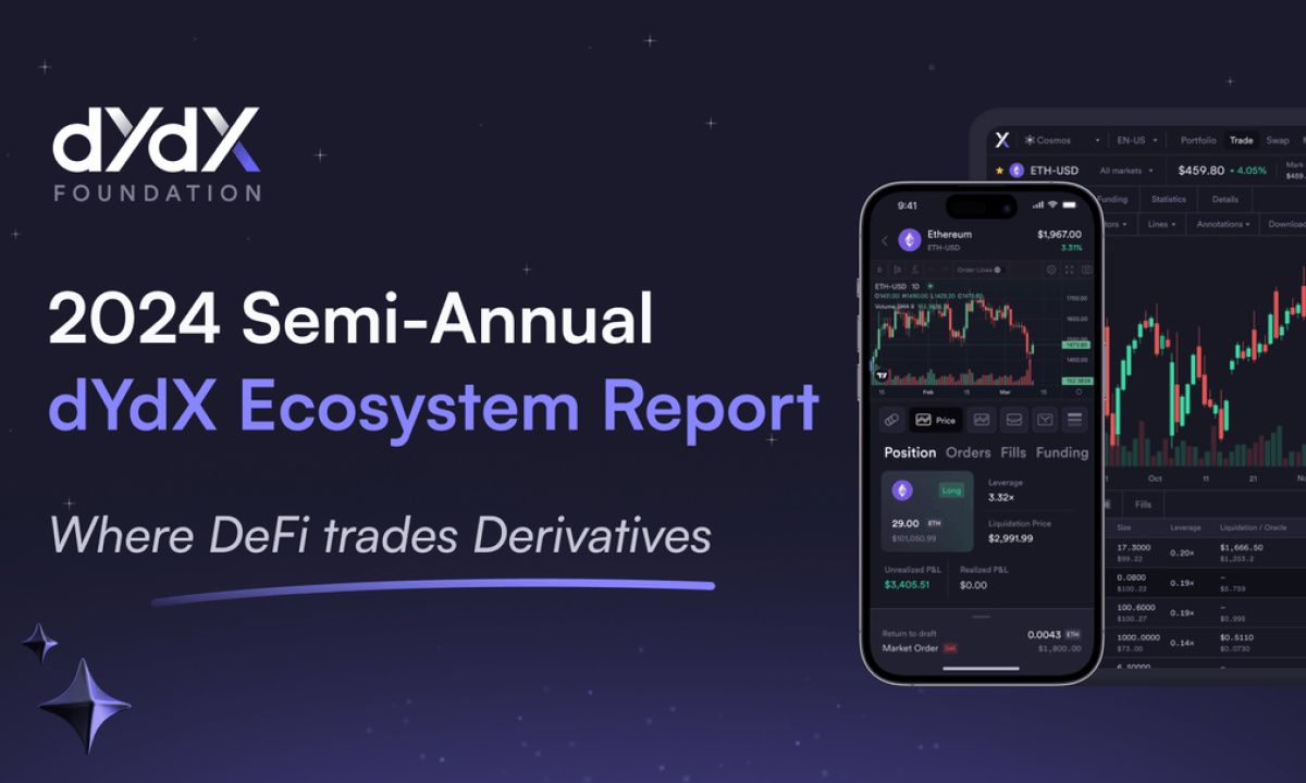 dYdX基金会2024年半年度生态系统报告强调了令人难以置信的进展和；社区参与图标