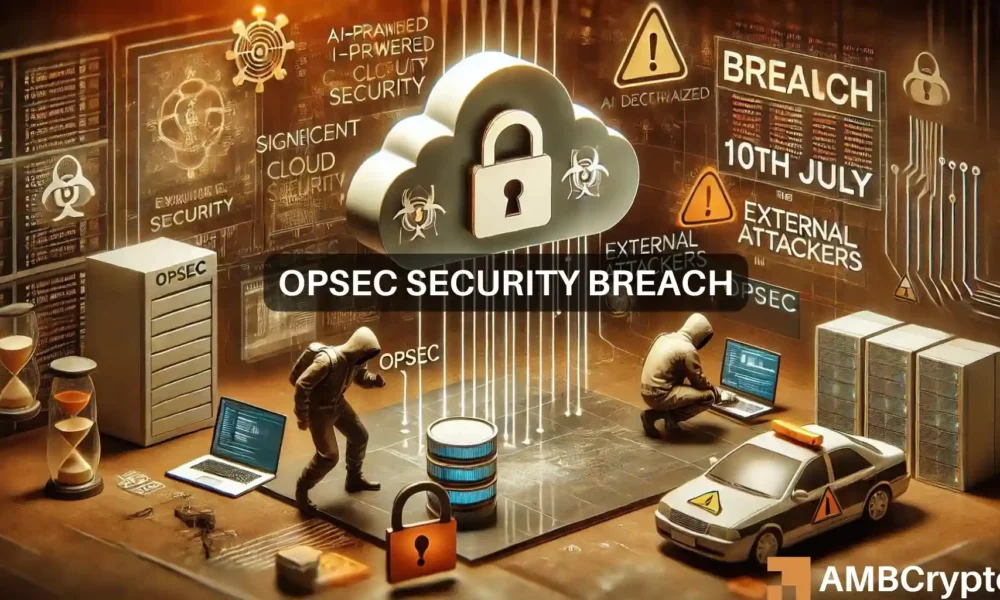 OPSEC加密货币在安全漏洞中暴跌89%，详情请点击此处图标