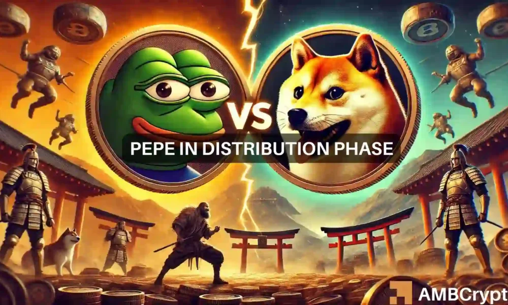 PEPE vs Shiba Inu：哪种表情币主导了7月份的市场？图标