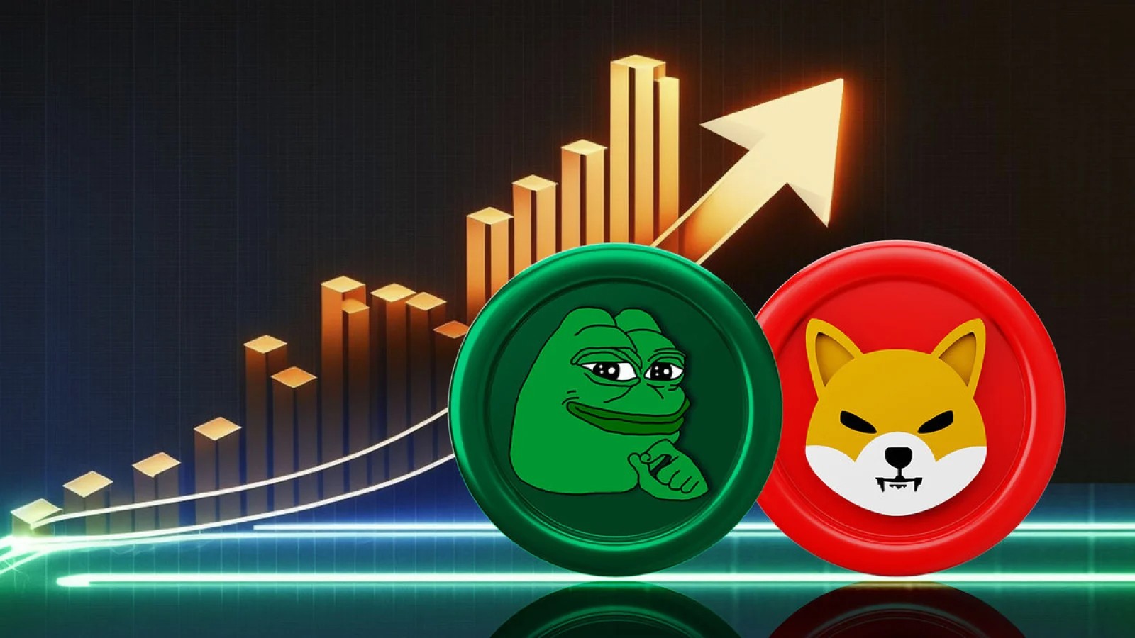 Shiba Inu或Pepe Coin：哪种加密货币可以首先达到0.01美元？图标