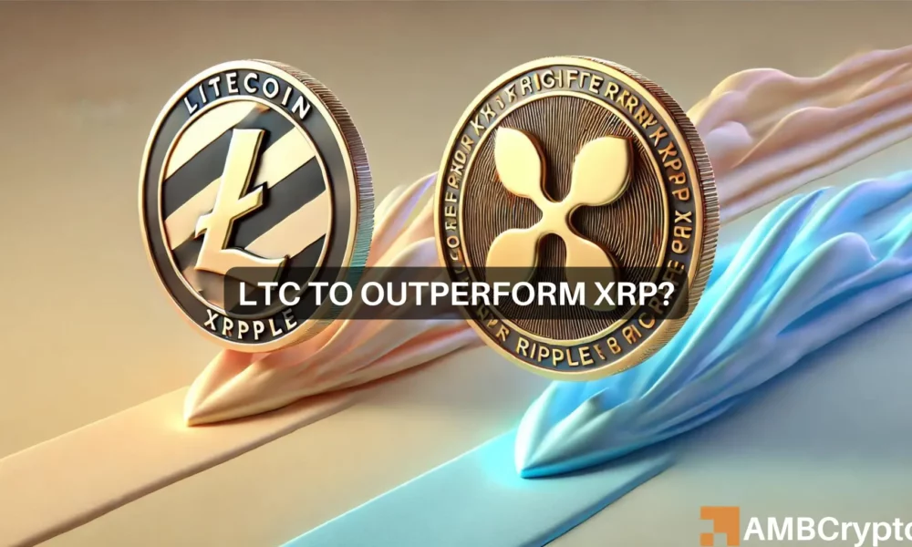 莱特币的表现优于XRP？LTC/XRP价格图的见解图标