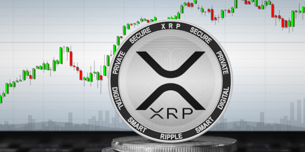 XRP在一周内上涨40%，扭转了Solana的交易量图标